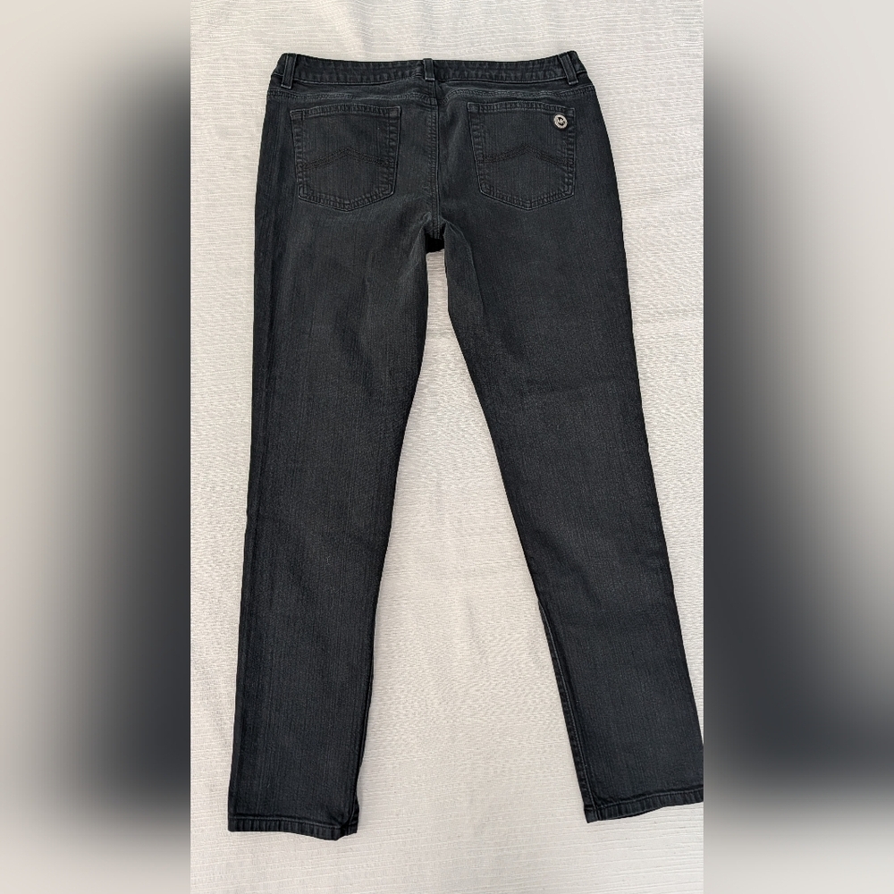 Michael Kors Black Denim Jeans Size 12 - Picture 3 of 13